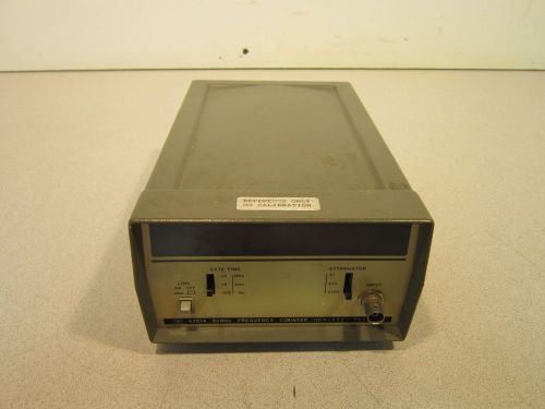 HP 5381A 80MHz Frequency Counter, Powers On, 500mAT 100/120V, 250 mAT 220/240V
