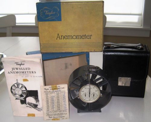 Vintage Taylor Model 3132 Anemometer -Near perfect condition