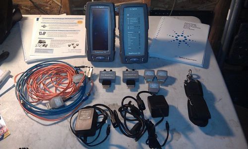 Agilent framescope 350 cable analyzer certifier for cat. 6 &amp; fiber free shipping for sale