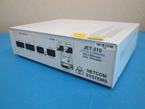 NetCom Systems JET-210 Jitter Standard 802.3 Ethernet Jitter Simulator