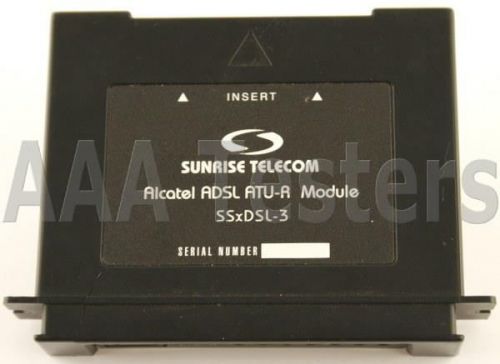 Sunrise telecom adsl module ssxdsl-3 sunset mtt &amp; xdsl for sale