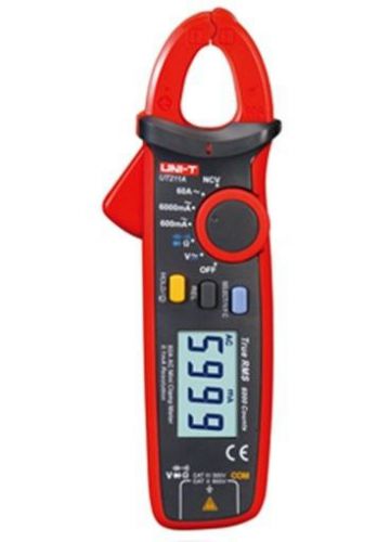 Hi-resolution up to 0.1ma true rms mini clamp meter v/a ohm cap. vfc ncv ut211a for sale