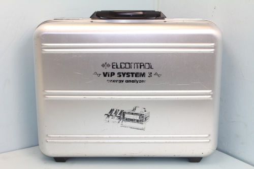 Elcontrol vip system 3 energy analyzer- w/ clamp,case,clip  sn:s10109 for sale