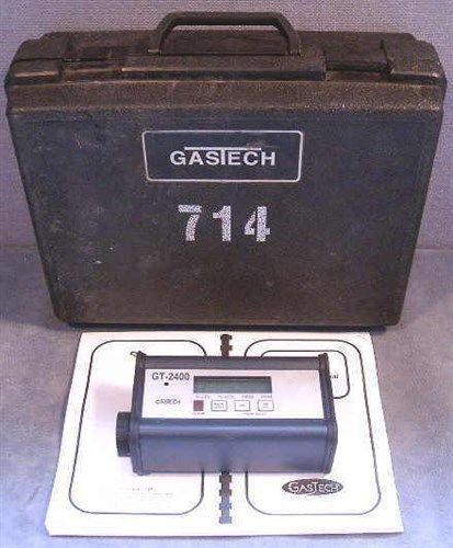Gastech gt-2400 gas detector with case &amp; manual for sale