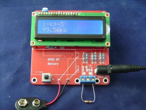 DIY Kits Capacitance ESR Inductance Resistor LC Meter Tester NPN PNP Mosfet M168
