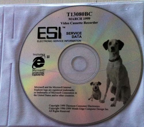 T13080BC ESI Electronic Service Data CD