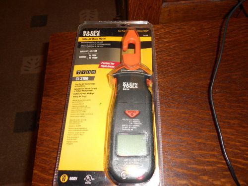 Klein Tools CL3100 AC Hook Meter 200 Amp with Auto Select for Current or Voltage