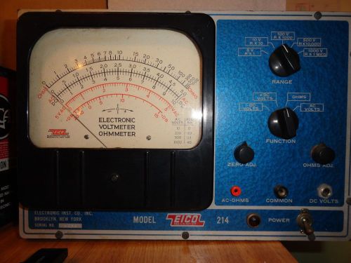 eico electronic voltmeter ohmmeter 214