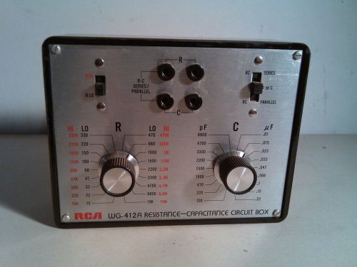 Rca wg-412 resistance-capacitance circut box for sale