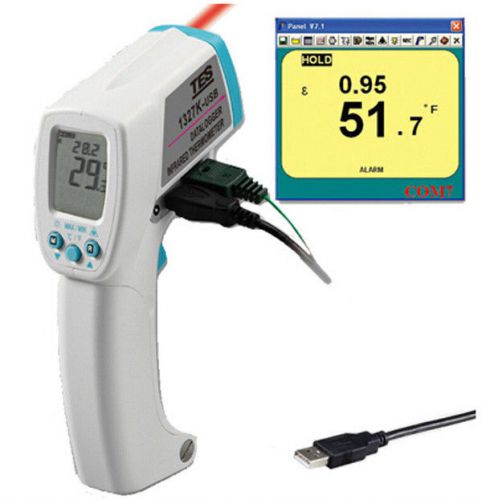 Tes-1327k handheld infrared thermometer -35~500°c (-31~932 °f) tes1327k . for sale