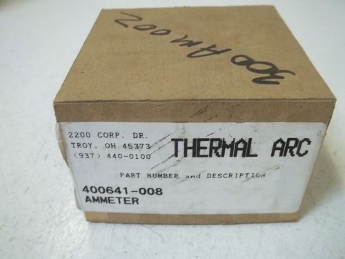 HOBART 400641-8 D.C. AMPERES 0-800 *NEW IN A BOX*