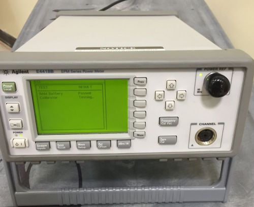 Agilent e4418b epm series single channel power meter, with power sensor cable for sale