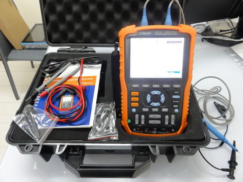 Siglent Handheld Oscilloscope, 100MHz B/W, 1GSa/s  2 ch, Isolated, DVM and Rec.