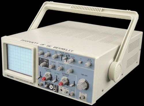 Heath 4554 industrial bench top laboratory dual trace beam 40mhz oscilloscope for sale