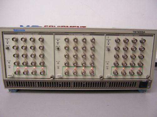 8014 tektronix tm5006a w/ 3 programmable scanners 5010 for sale
