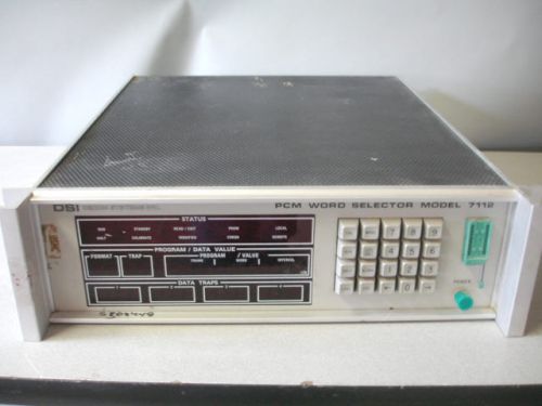 DSI Decom Systems PCM Word Selector Model 7112