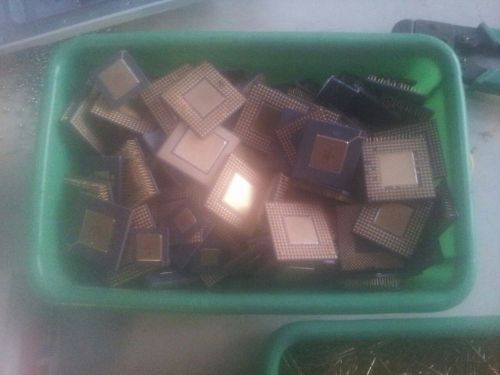 LOT of 1KG Ceramic CPU Processors Chips for GOLD Recycling