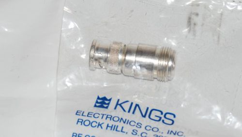 Kings m55339/49-00349  bnc-male to n-female adapter  new sealed       (e1boxb) for sale