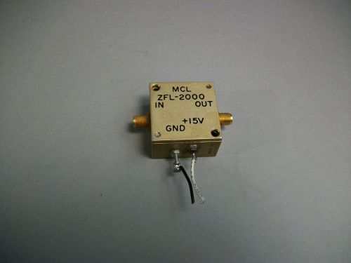 Mini-Circuits ZFL-2000 RF Medium Power 50 Ohm Amplifier 10-2000MHz / SMA / 20db