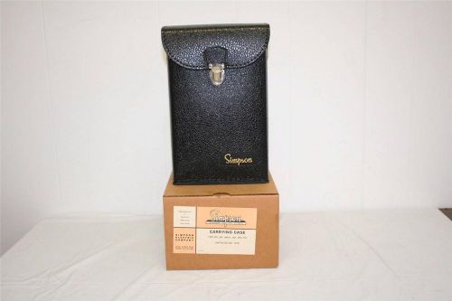 Simpson carrying case, black, no. 1818, for 260, 260, 260xl, 261, 265, 270, new for sale