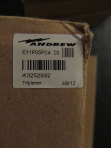 Andrew / Commscope - E11F05P04 03 Triplexer  (CBC7821-DF)