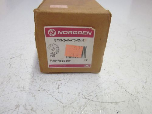 NORGREN B73G-2AK-AT3-RMN FILTER/REGULATOR 1/4&#034; *NEW IN A BOX*