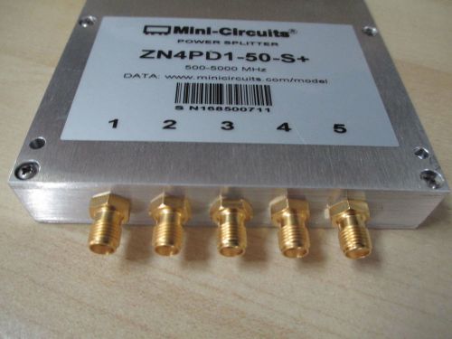 4 way power splitter mini circuits zn4pd1-50-s+ for sale