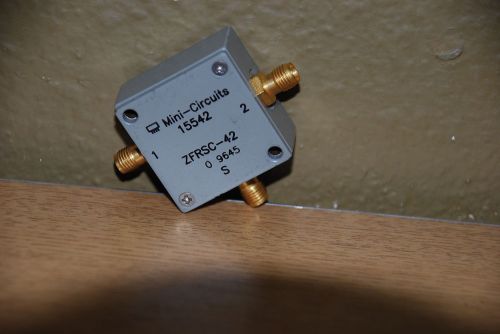 Mini circuits zfrsc-42 power splitter combiner dc 4200 mhz 2 way resistive 50? for sale