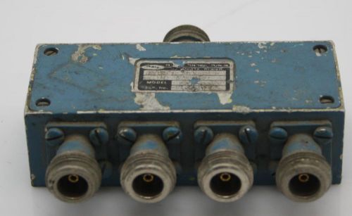 AEL 4-way RF Power Divider 10-550 MHz  N-TYPE TESTED PART2GO