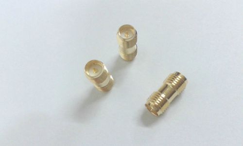 30 pcs brass RF Connector Adapter RP-SMA female to RP-SMA female