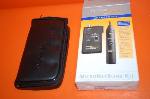NEW FLUKE Networks MicroNetBlink MicroTools + Probe with CASE IN BOX