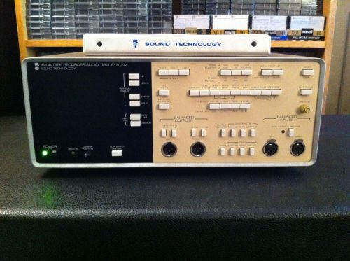 SOUND TECHNOLOGY 1510A TAPE RECORDER / AUDIO TEST SYSTEM W/MANUAL