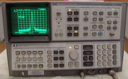 Hp - agilent 8566b 22 ghz spectrum analyzer w/ opt &amp; extras! complete system! for sale
