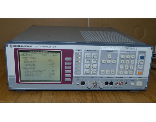 Rohde &amp;Schwarz TV Test Receiver EFA 2067.3004.93