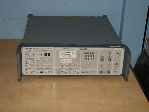 Tektronix Tek TV 1350 Television Demodulator / Rohde &amp; Schwarz Standard M