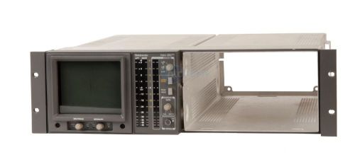 Tektronix waveform / vector monitor / stereo audio monitor w/ rackmount for sale