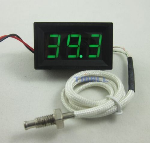 Green LED 0-999°C Temperature Thermocouple Thermometer Temp Panel Meter Display