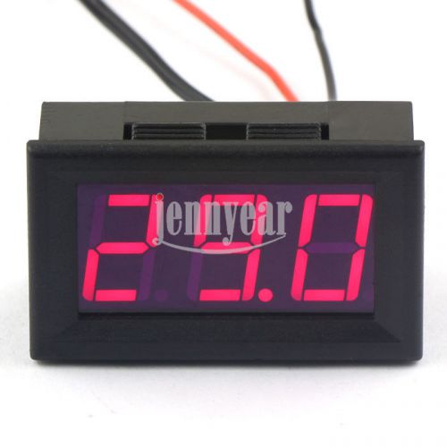 -50~110°c temperature probe thermometers measurement 12v dc temp gauge red led for sale