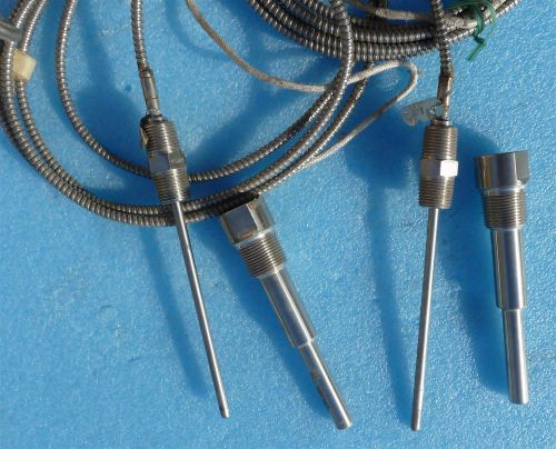6“ Stainless Steel Temperature probe &amp; well  2 pieces
