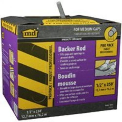 Backer rod pro pack 1/2 x 250 m-d building products caulk backer rods 71551 for sale