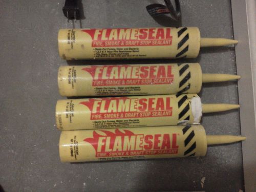qty 4 OSISealants 10 Oz Green Series™ FlameSeal Fire, Smoke &amp; Draft Stop Sealent