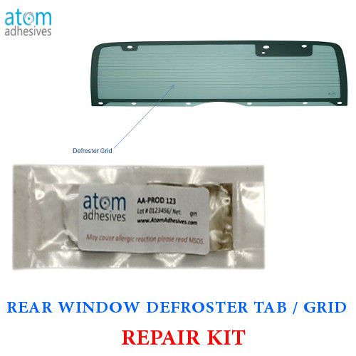 Electrically conductive silver adhesive window defroster fixing kit 2.5g for sale