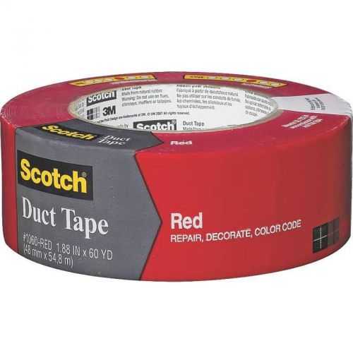 RED DUCT TAPE 1.88&#034;X 60YD 3M Duct 1060-RED-A 051131982130
