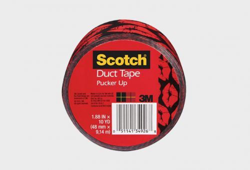 3M Scotch 1.88 In x 10 YD, Pucker Up Lips Duct Tape 910-LPS-C