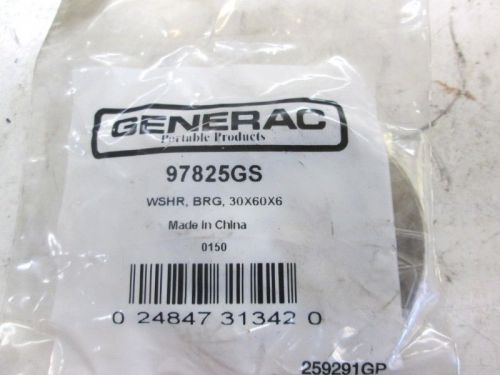 GENERAC Briggs Power Prod. Axial Washer Bearing for EG pumps # 97825GS - NEW