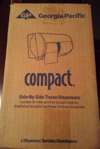 Georgia-pacific compact side-by-side tissue dispensers (1 dispenser) for sale