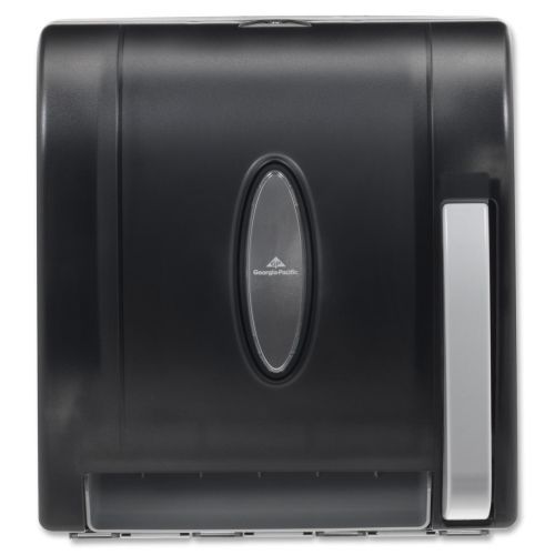 Georgia-Pacific Push Paddle Paper Towel Dispenser- 14.3&#034;x12.8&#034;x10.5&#034;Gray