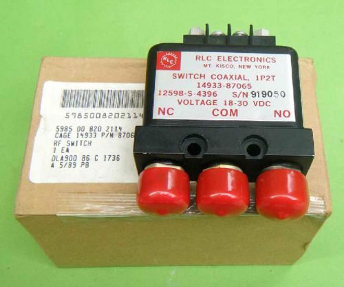 1pcs NEW RLC RF Switch Coaxial 1P2T 14933-87065 18-30V HN 50 ohm #V02-Y