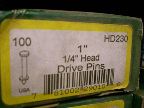 1&#034; drive pins 1/4&#034; head (200pcs)