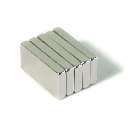 5pcs 25/32&#034; x 3/8&#034; x 1/8&#034; Blocks 20x10x3mm Neodymium Magnets Craft Permanent N35